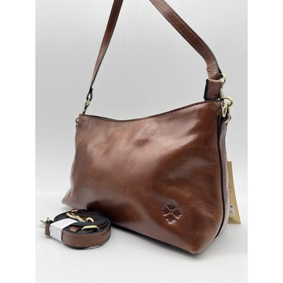 Elegant Brown Leather Shoulder Bag - Picture 12 of 13